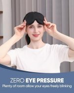 MZOO luxury Sleep Mask for Side Sleeper Men Women - Image 2