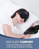 MZOO luxury Sleep Mask for Side Sleeper Men Women - Image 3
